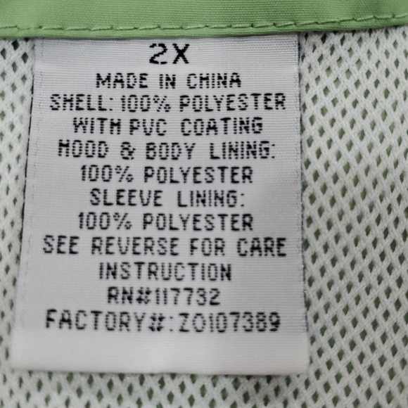 ZEROXPOSUR Women's green jacket in a size 2X - Picture 10 of 10